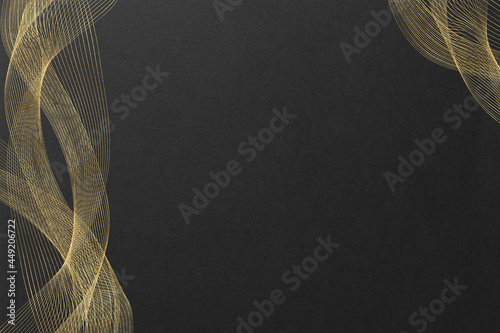 背景 テクスチャ 黒 高級感 グリッター フレーム 金 金紙 年賀状 正月 和紙 壁紙 キラキラ レトロ アンティーク Stock Illustration Adobe Stock