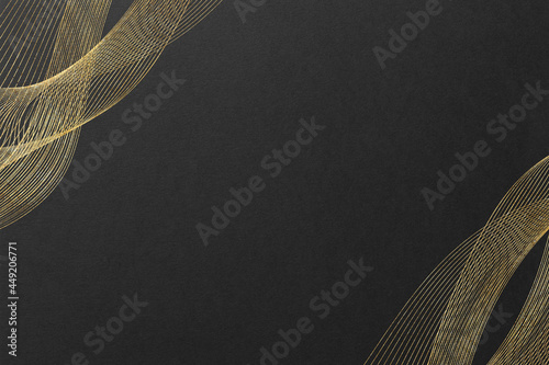 背景 テクスチャ 黒 高級感 グリッター フレーム 金 金紙 年賀状 正月 和紙 壁紙 キラキラ レトロ アンティーク