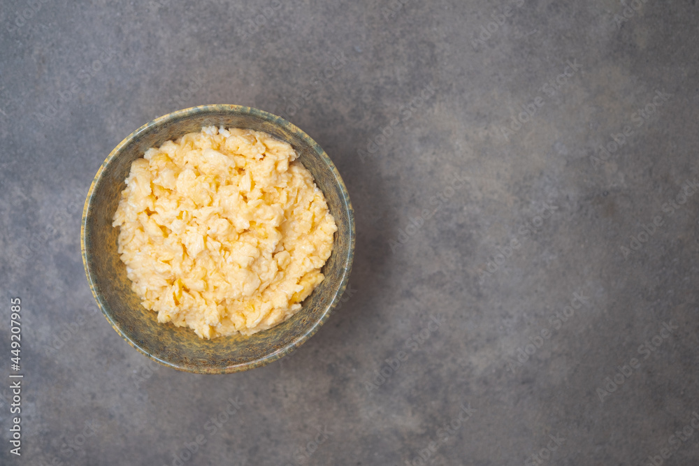 Scrambled eggs ready to eat Scrambled eggs ready to eat