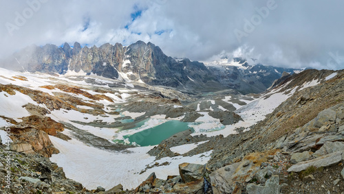 View of the Bernina group from the Scerscen refuge, August 2021 © Silvano Rebai