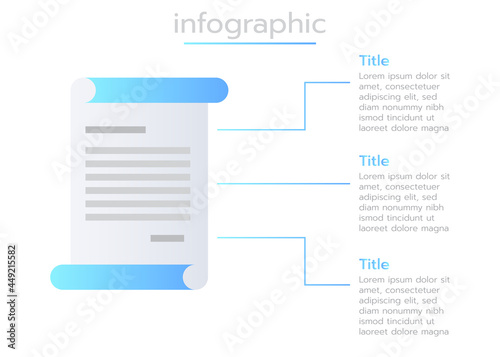 infographic template have step or option.vector illustration style design for business,class or shop online,presentation.