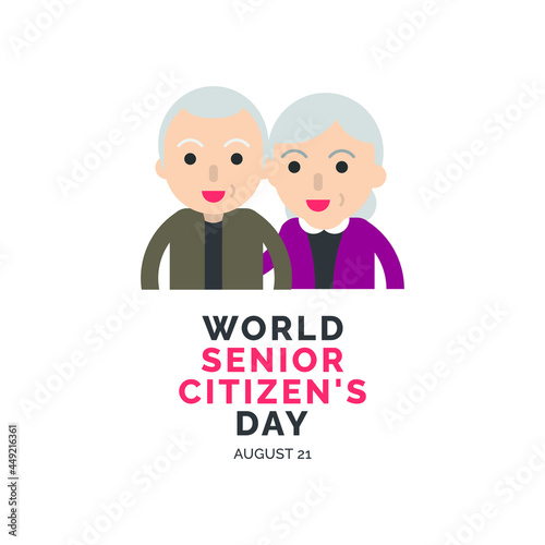 World Senior Citizen's Day banner template.