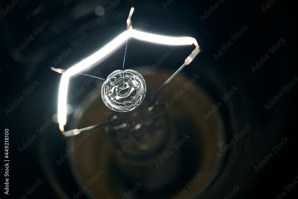 Electric lamp. Incandescent light bulb. Electric lamp. Incandescent light bulb.