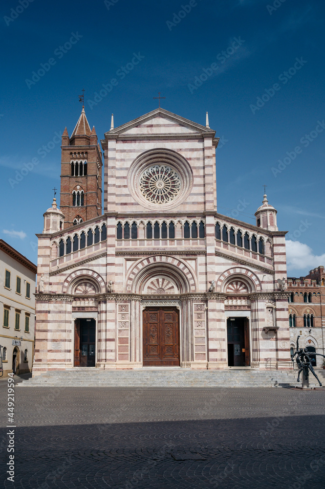 Cathedral of Saint Lawrence, (Duomo di San Lorenzo) in Grosseto, Tuscany