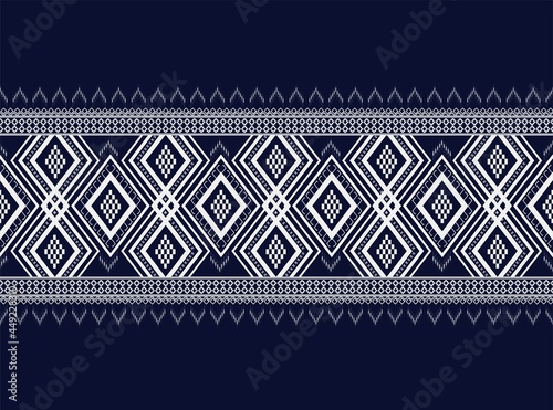 
Geometric ethnic pattern traditional Design Pattern used in skirt,carpet,wallpaper,clothing,wrapping,Batik,fabric,clothes, Fashion, sheet white background Vector and illustration embroidery texture s