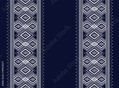 Dark Geometric ethnic pattern traditional Design Pattern used for skirt,carpet,wallpaper,clothing,wrapping,Batik,fabric,clothes, sheets, design of Vector illustration embroidery texture.eps