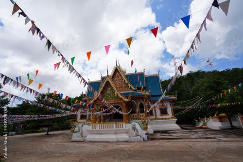 Buddhist temple in southern of Laos 