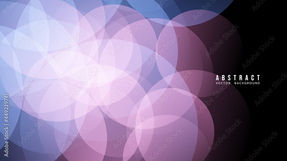Obraz premium Abstract Colorful gradation with geometric shape background, blue and pink bokeh light , Modern background design for presentation, illustration Vector EPS 10