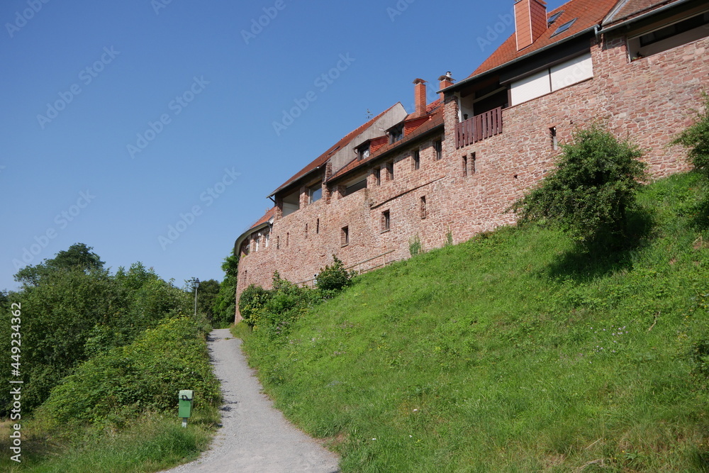 Mauer Festung Dilsberg