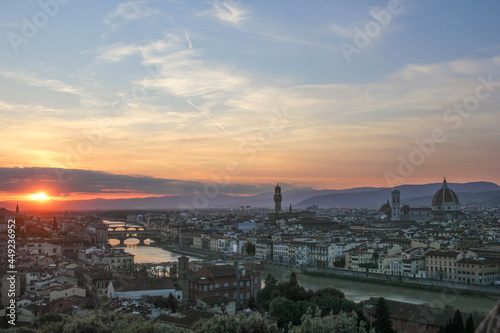 Panoramic view of the city of Firenze 