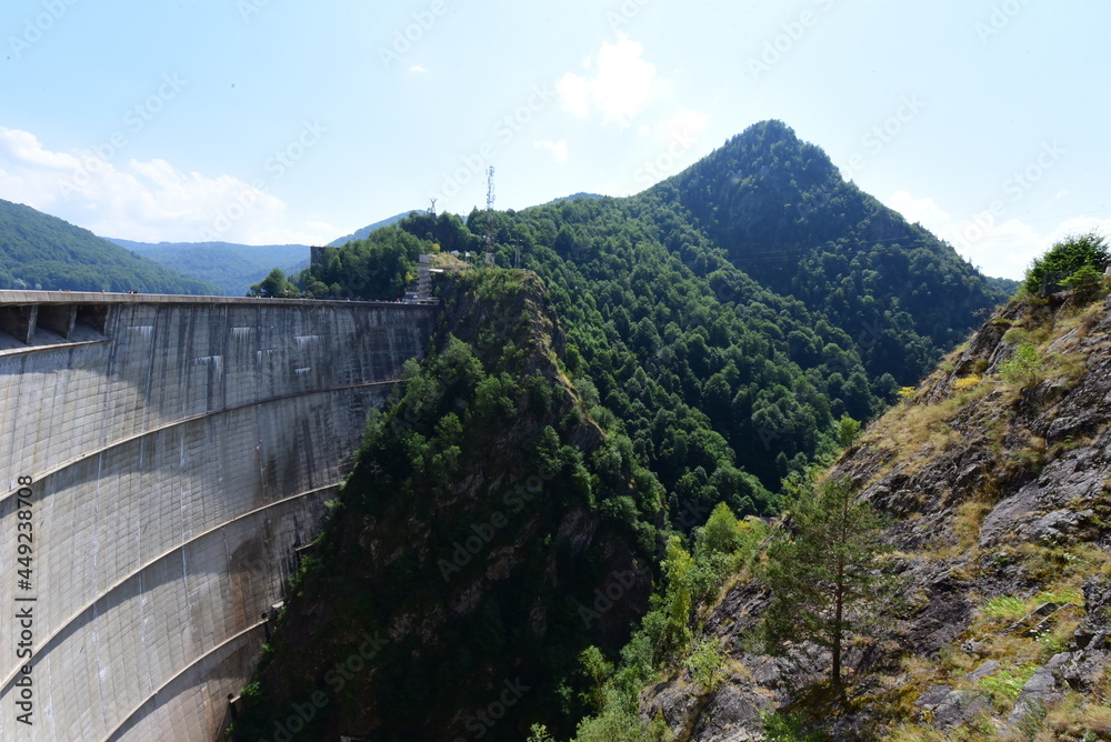 The Vidraru Dam in the Fagaras Mountains 4