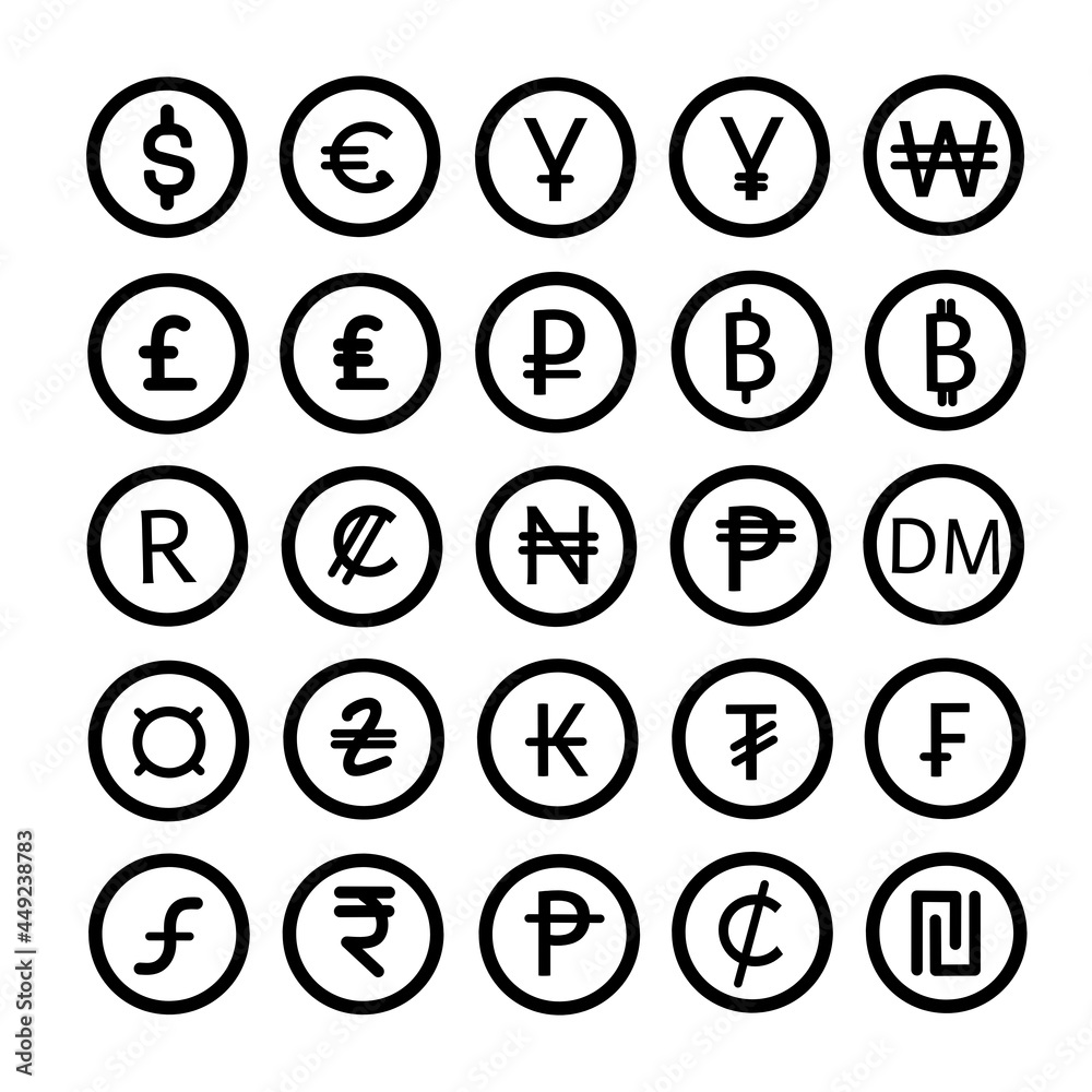 Currency market illustration design. Currency market illustration design.