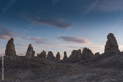 Trona Pinnacles Aerial Rock Landscapes, California