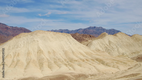 Death Valley Aerial Twenty Mule Team Canyon  California