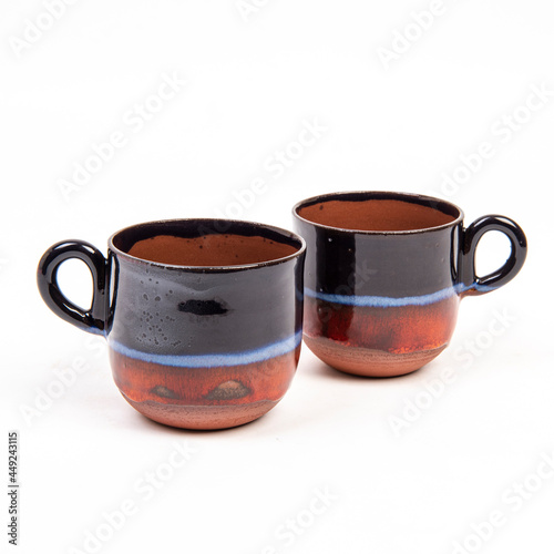 coffee mugs isolated on white background