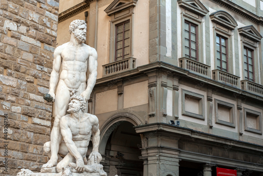 Hercules and Cacus statue in Florence