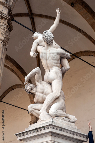 Rape of the Sabine Women by Gianbologna in Florence photo