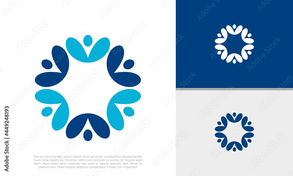 Human Resources Consulting Company, Global Community Logo Human Resources Consulting Company, Global Community Logo