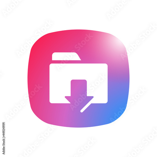 Download Folder - Sticker