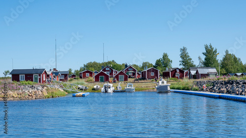 Sandskar Island and Small fishing settlement in Haparanda archipelago