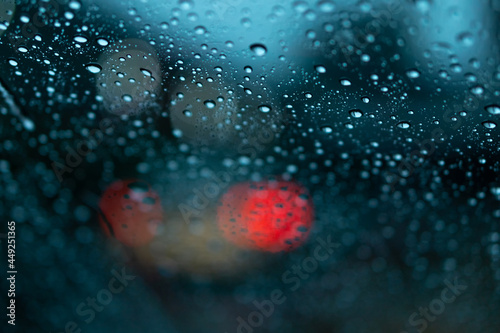 rain on window