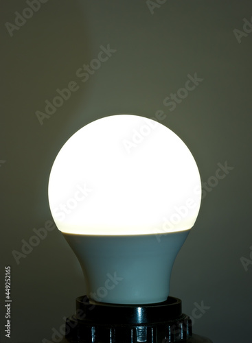 light bulb in the dark