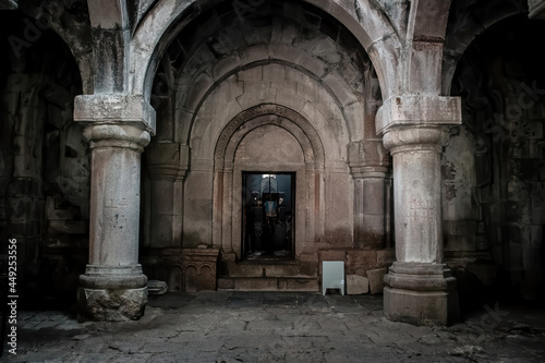interior of the monastery in armenia
