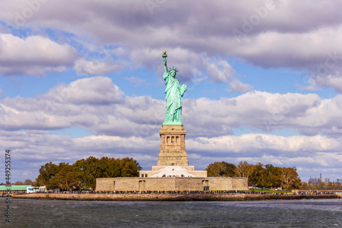 The Liberty Statue, NY, USA with New Jersey in the background © João Figueiredo