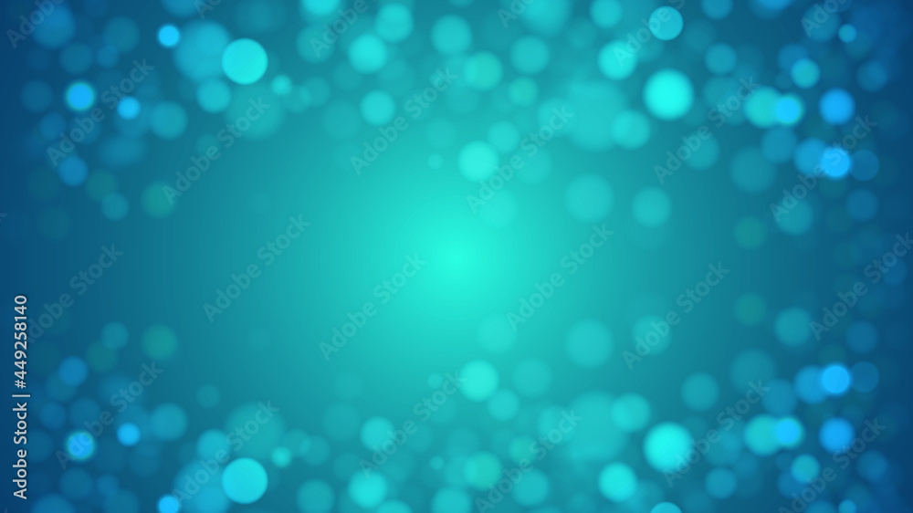 abstract blue background with bokeh light blue gradient color, bokeh, bright, glowing, vector wallpaper