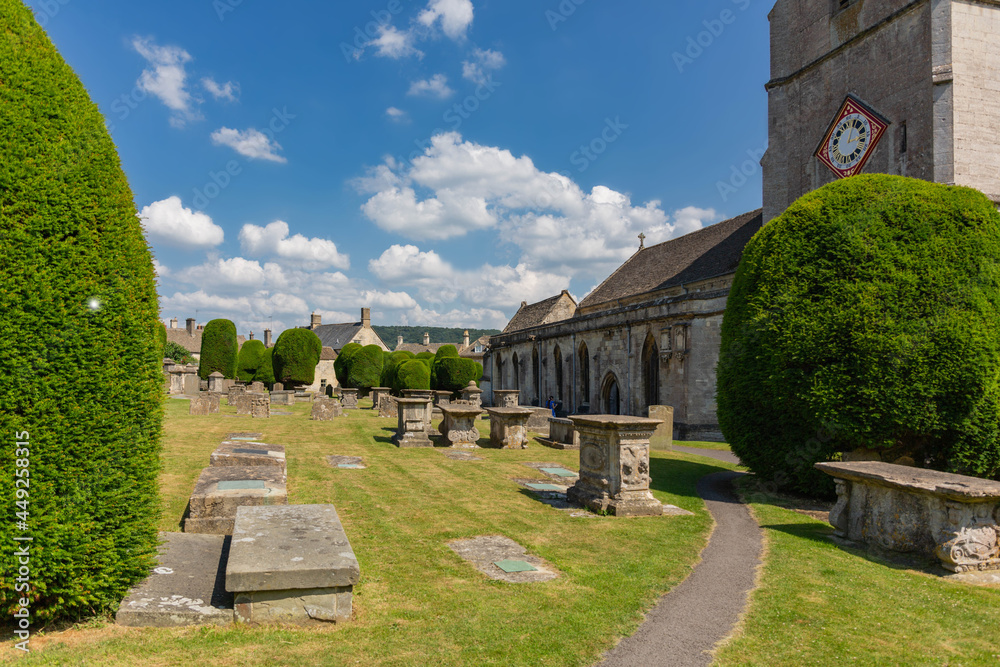 Painswick village in Cotswolds