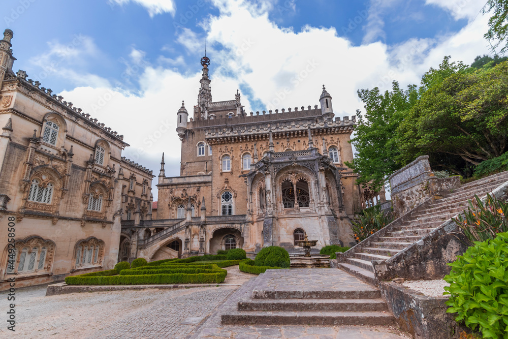The luxury hotel Bussaco Palace in Portugal