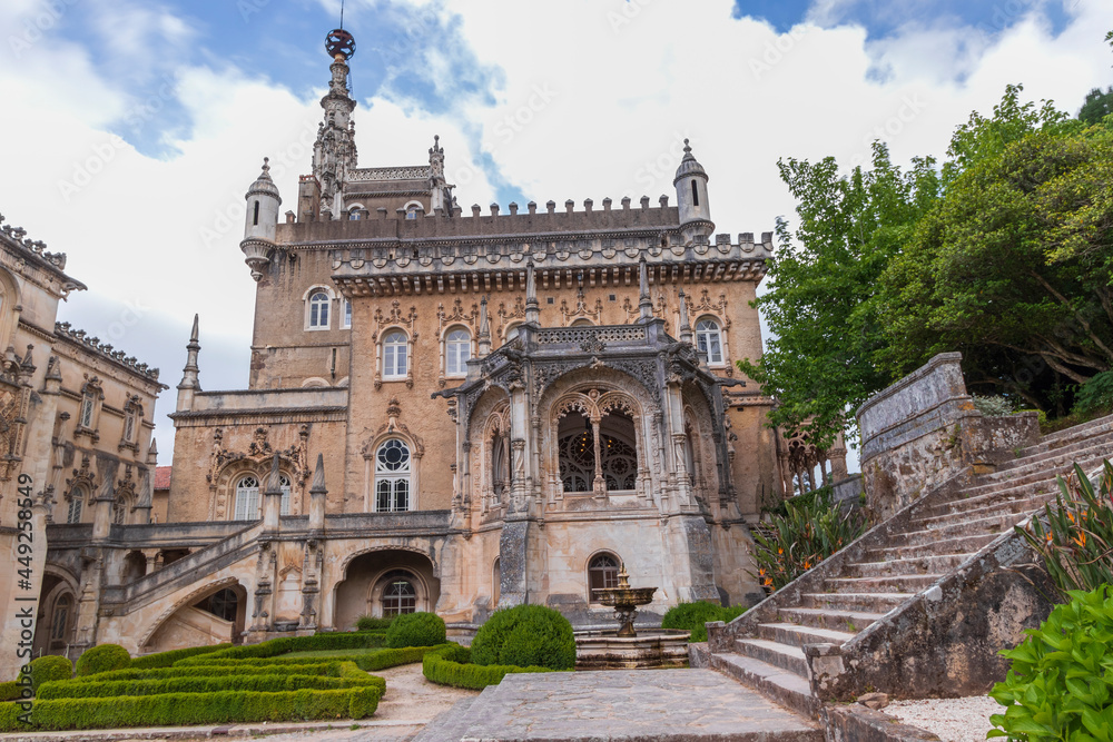 The luxury hotel Bussaco Palace in Portugal
