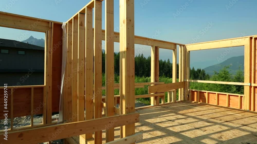 Wood Timber House Construction Stud Frame 2X4 Wood Timber House Construction Stud Frame 2X4