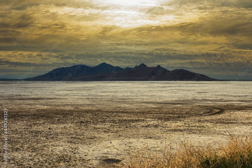 Spectacular views of the Great Salt Lake in Utah Spectacular views of the Great Salt Lake in Utah