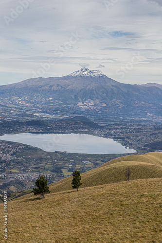 Lago San Pablo, volcán Cotacachi