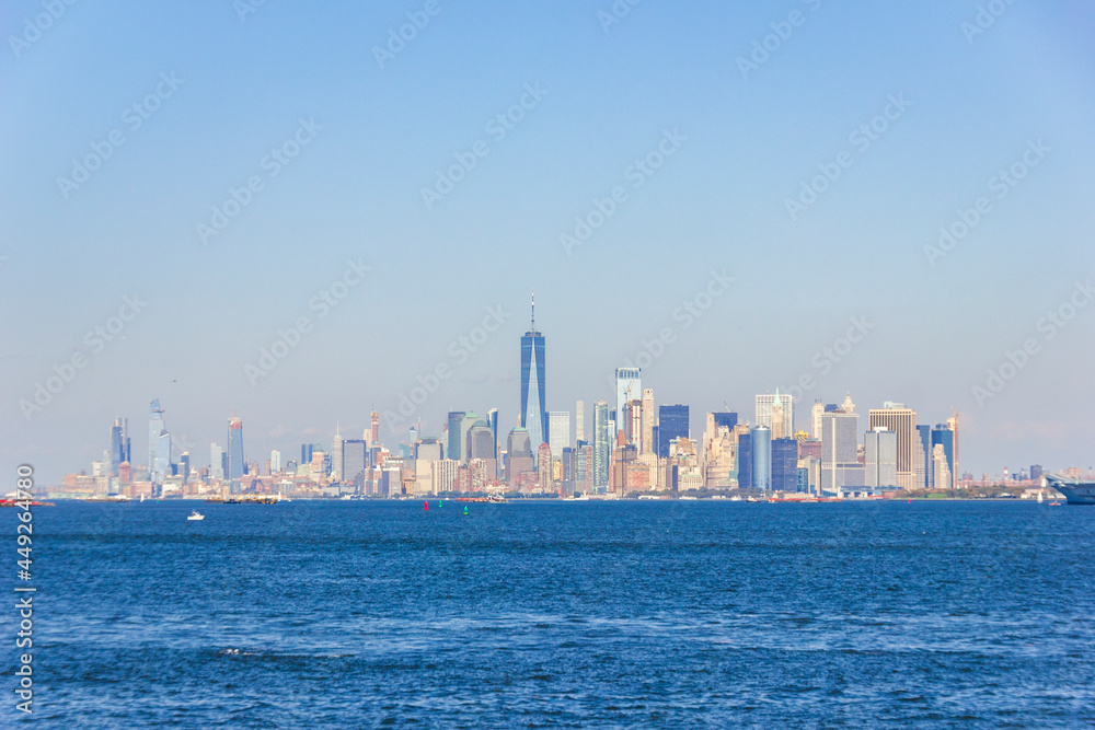 A picture of Manhattan skyline, NY, USA