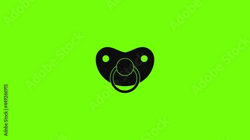 Girl nipple icon animation