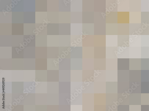 Abstract pixel light brown background. Vector geometric texture of square light brown pixels. Vector illustration