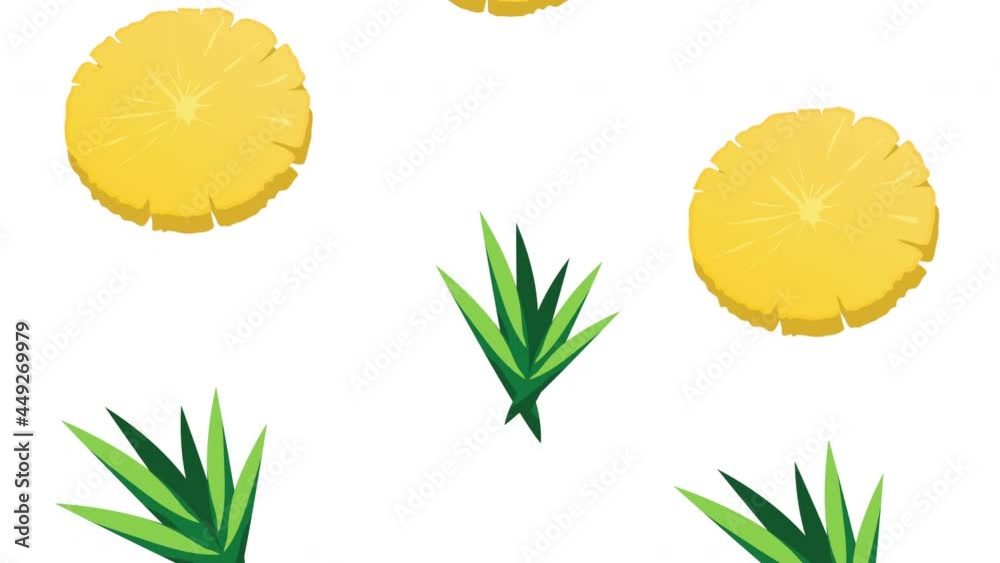 tropical pineapples fresh fruits pattern tropical pineapples fresh fruits pattern