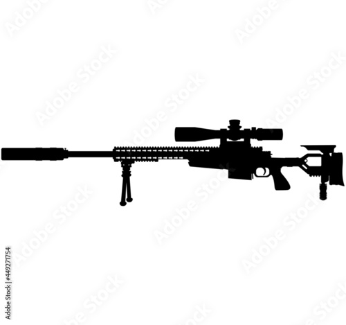 USA United States Army and United States Armed Forces, Marine Corps G22 special Sniper rifle of the Bundeswehr, Armed forces Military of Germany. caliber: .300 Magnum