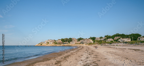 Beach background from Plymouth, Massachusetts in August