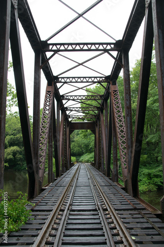 railway bridge over the river