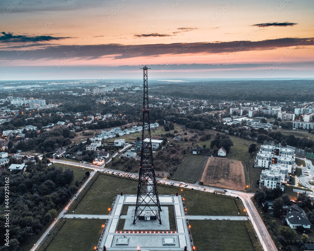 The Eiffel Tower in Gliwice