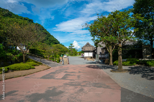 鹿児島県鹿児島市の観光名所を旅行している風景 Scenes from a trip to a tourist attraction in Kagoshima City, Kagoshima Prefecture.