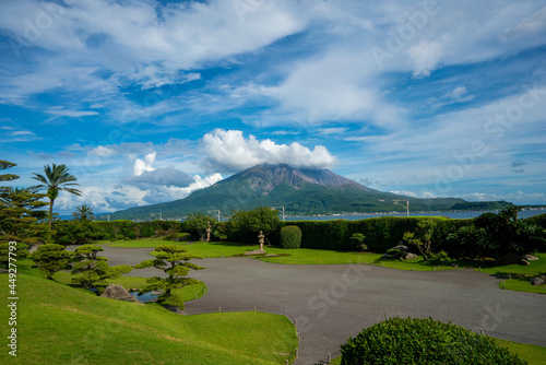 鹿児島県鹿児島市の観光名所を旅行している風景 Scenes from a trip to a tourist attraction in Kagoshima City, Kagoshima Prefecture. photo