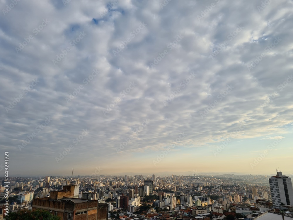 Clouds over the city