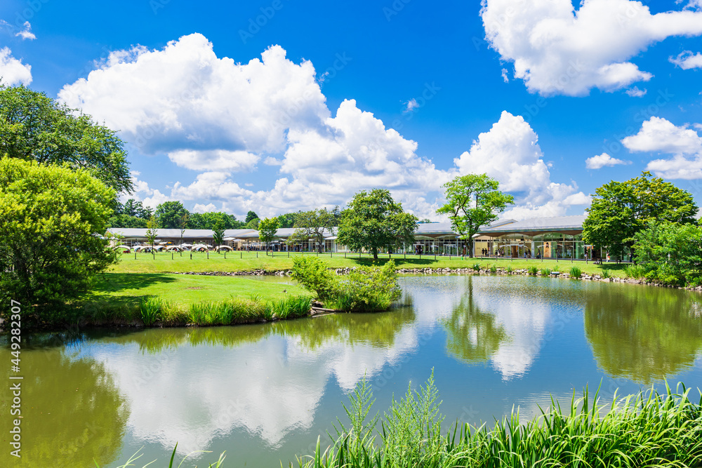 Fototapeta premium 軽井沢 ショッピングプラザ