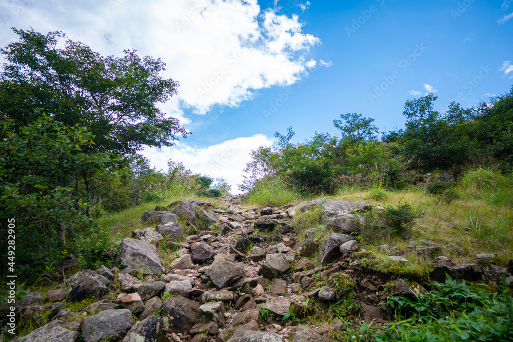 群馬県前橋市、桐生市にある赤城山、黒檜山、地蔵岳を登山している風景 Scenery of climbing Mt. Akagi, Mt. Kurobi-san and Mt. Jizo-dake in Maebashi and Kiryu, Gunma Prefecture. 群馬県前橋市、桐生市にある赤城山、黒檜山、地蔵岳を登山している風景 Scenery of climbing Mt. Akagi, Mt. Kurobi-san and Mt. Jizo-dake in Maebashi and Kiryu, Gunma Prefecture.