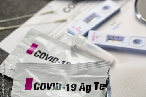 Standard Q covid-19 test coronavirus kit.