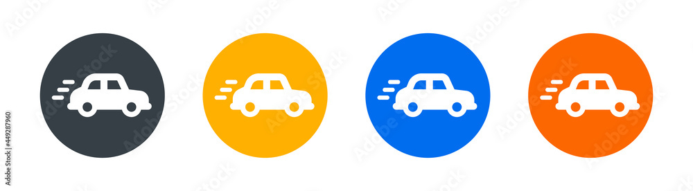 Speed car, Fast car icon vector. Transportation concept Speed car, Fast car icon vector. Transportation concept